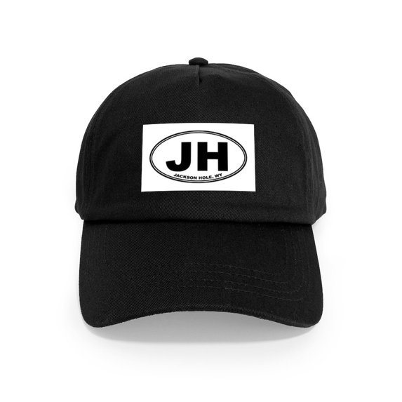CafePress - JH (Jackson Hole) Cap - Adjustable 100% Brushed Unisex Casual Cotton Baseball Cap, Beige, 1
