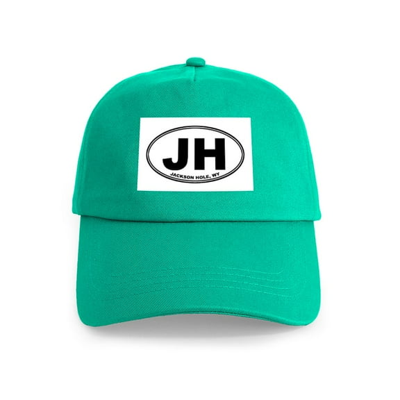 CafePress - JH (Jackson Hole) Cap - Adjustable 100% Brushed Unisex Casual Cotton Baseball Cap, Beige, 1