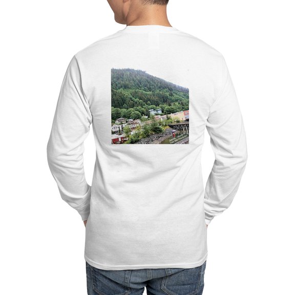 CafePress - JUNEAU WATERFRONT II Long Sleeve T Shirt - Unisex Cotton Long Sleeve T-Shirt