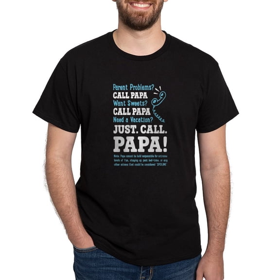 CafePress - JUST CALL PAPA T Shirt - Men's Classic Graphic Cotton T-Shirt