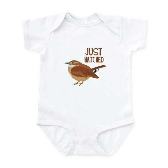 CafePress - JUST HATCHED Body Suit - Baby Light Bodysuit, Size Newborn - 24 Months