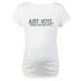 thumbnail image 1 of CafePress - JUST VOTE Maternity Tee - Cotton Maternity T-shirt, Cute & Funny Pregnancy Tee, 1 of 4