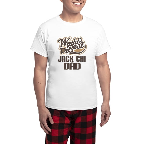 CafePress - Jack Chi Dog Dad - Men's Light Loose Fit Cotton Pajama Set