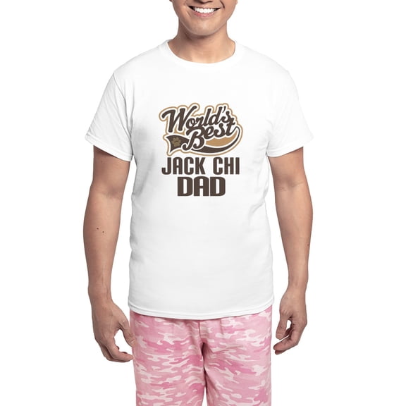 CafePress - Jack Chi Dog Dad - Men's Light Loose Fit Cotton Pajama Set
