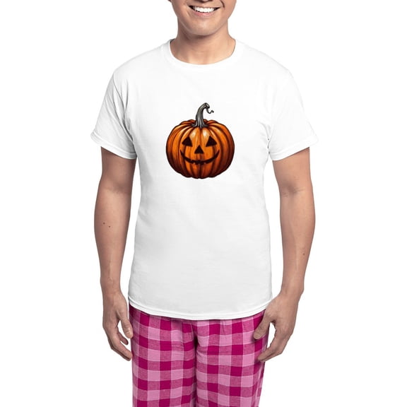 CafePress - Jack O Lantern Pajamas - Men's Light Loose Fit Cotton Pajama Set