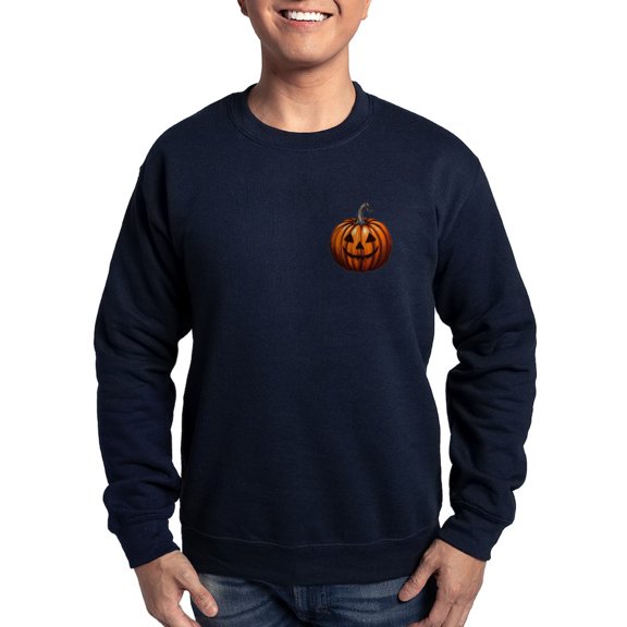 CafePress - Jack O Lantern Sweatshirt - Classic Crew Neck Sweatshirt