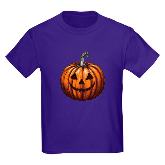 CafePress - Jack O Lantern T Shirt - Dark T-Shirt Kids XS-XL