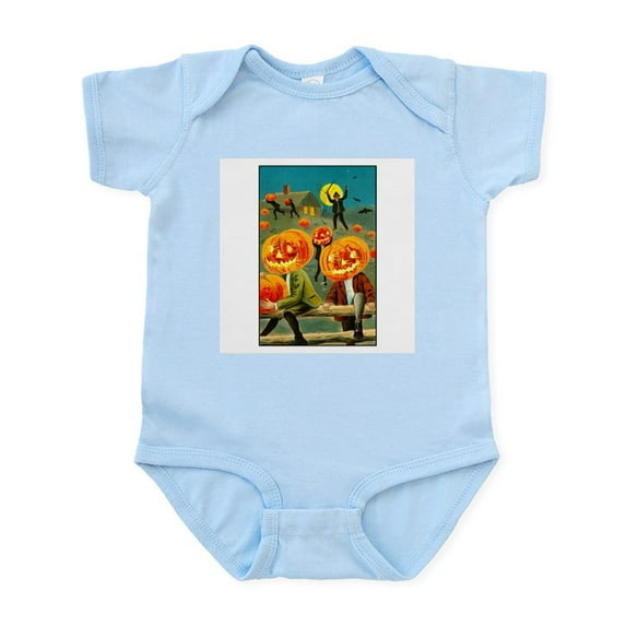 CafePress - Jack O Lanterns Infant Creeper - Baby Light Bodysuit, Size Newborn - 24 Months