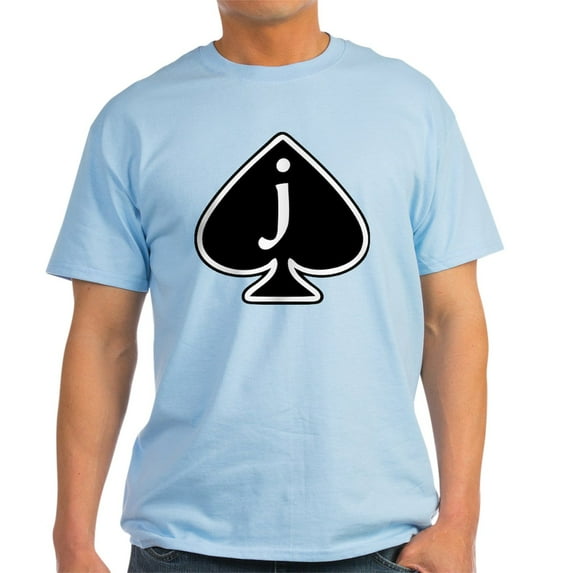 CafePress - Jack Of Spades Light T Shirt - Men's Classic Graphic T-Shirt