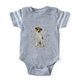 thumbnail image 1 of CafePress - Jack Russell Terrier - Cute Infant Baby Football Bodysuit, 1 of 3