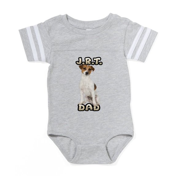 CafePress - Jack Russell Terrier Dad - Cute Infant Baby Football Bodysuit