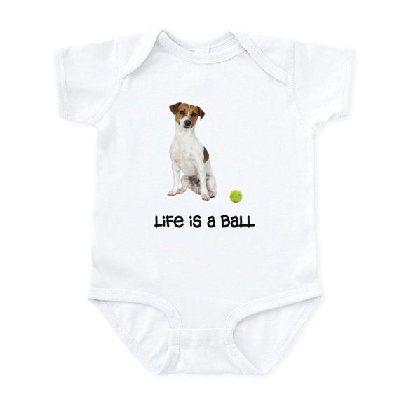 CafePress - Jack Russell Terrier Life Infant Bodysuit - Baby Light Bodysuit, Size Newborn - 24 Months