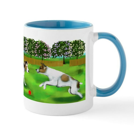 CafePress - Jack Russell Terrier Mug - 11 oz Ceramic Mug - Novelty Coffee Tea Cup