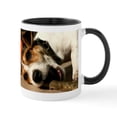 thumbnail image 1 of CafePress - Jack Russell Terrier Puppy Chewing Stick Mug - 11 oz Ceramic Mug - Novelty Coffee Tea Cup, 1 of 4