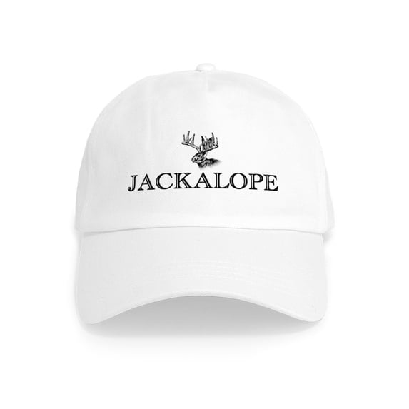 CafePress - Jackalope Logo Cap - Adjustable 100% Brushed Unisex Casual Cotton Baseball Cap, Beige, 1
