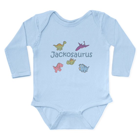 CafePress - Jackosaurus Body Suit - Long Sleeve Cotton Baby Bodysuit