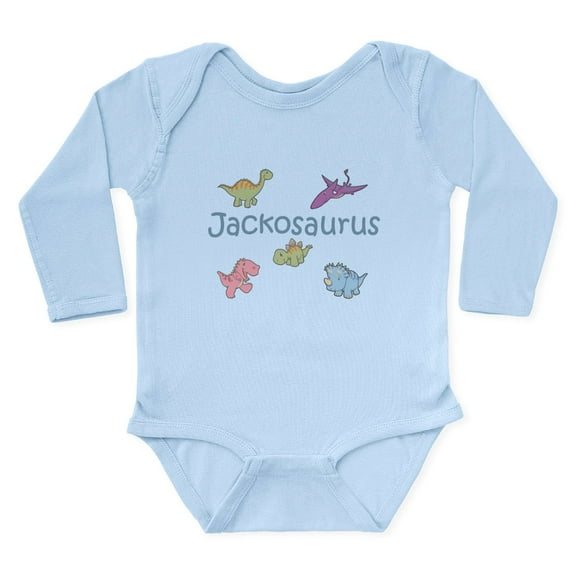 CafePress - Jackosaurus Body Suit - Long Sleeve Cotton Baby Bodysuit