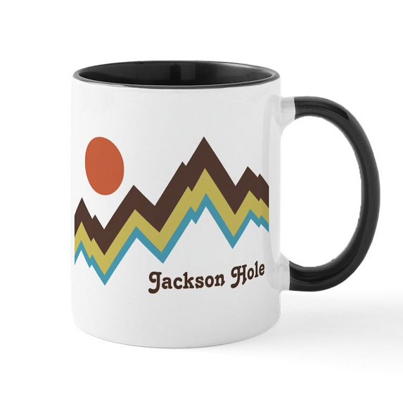 CafePress - Jackson Hole Mug - 11 oz Ceramic Mug - Novelty Coffee Tea Cup