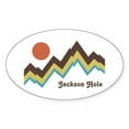thumbnail image 1 of CafePress - Jackson Hole - Sticker (Oval), 1 of 1