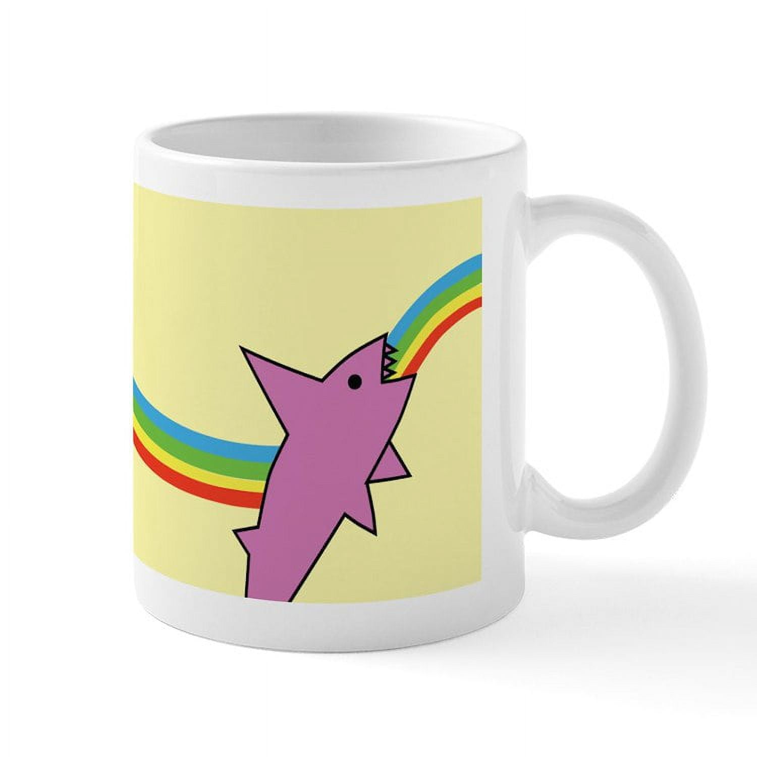 CafePress Great White Shark Ceramic Coffee Mug 11 Oz - Funny Novelty Mug, Dishwasher & Microwave Safe - View #5