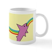 CafePress - Jake's Rainbow Shark Mug - 11 oz Ceramic Mug - Novelty Coffee Tea Cup