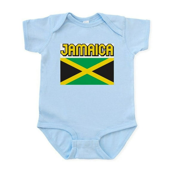 CafePress - Jamaica Flag Infant Bodysuit - Baby Light Bodysuit, Size Newborn - 24 Months