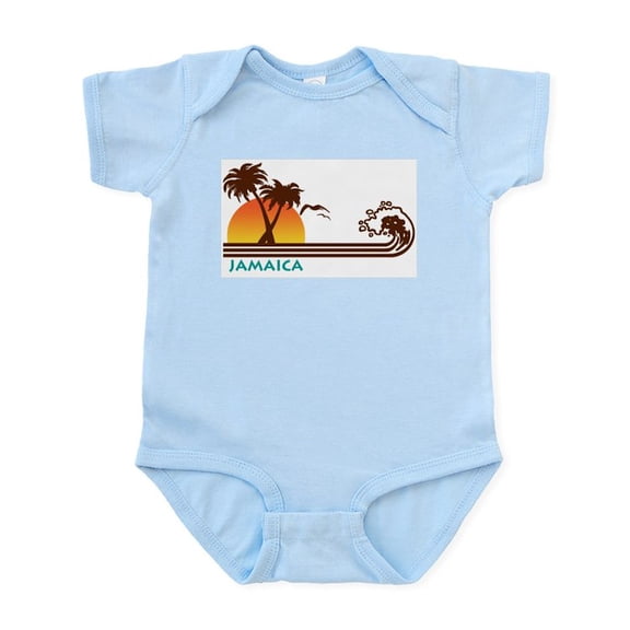CafePress - Jamaica Infant Bodysuit - Baby Light Bodysuit, Size Newborn - 24 Months