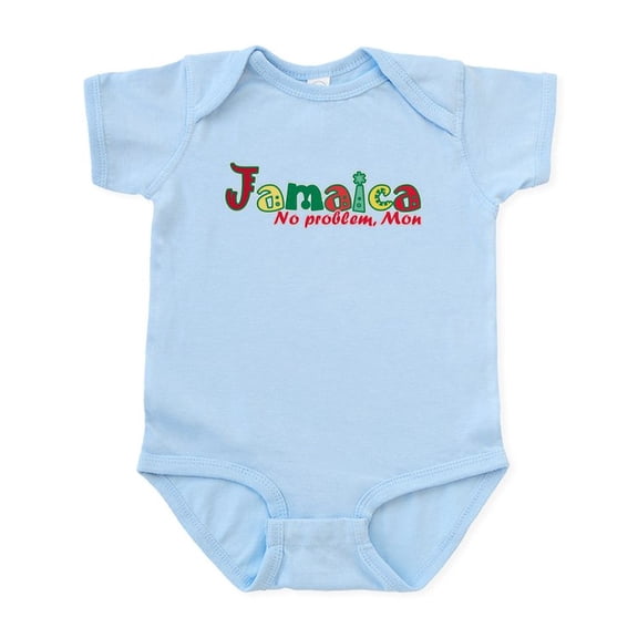 CafePress - Jamaica No Problem Baby Light Bodysuit - Baby Light Bodysuit, Size Newborn - 24 Months
