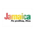 thumbnail image 1 of CafePress - Jamaica No Problem Tri - 35x21 Wall Decal, 1 of 3