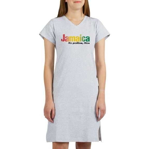 CafePress - Jamaica No Problem Tri - Women's Nightshirt