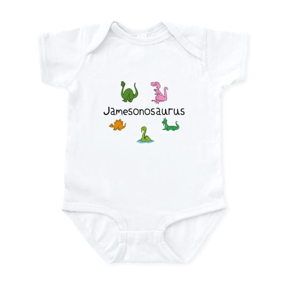 CafePress - Jamesonosaurus Infant Bodysuit - Baby Light Bodysuit, Size Newborn - 24 Months