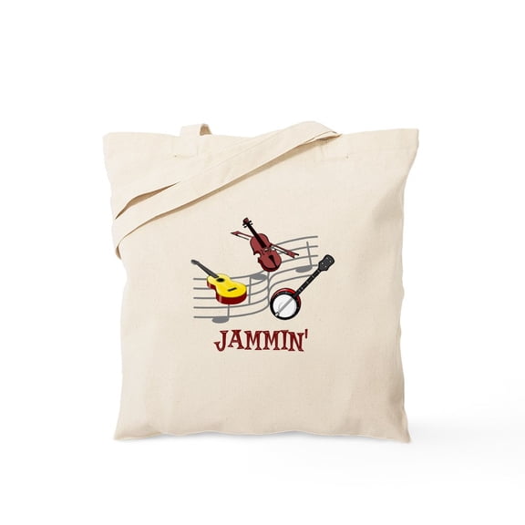 CafePress - Jammin Tote Bag - Unisex Canvas Tote Bag, Beige, 1-Piece