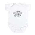 thumbnail image 1 of CafePress - Jane Austen Quote Infant Bodysuit - Baby Light Bodysuit, Size Newborn - 24 Months, 1 of 4