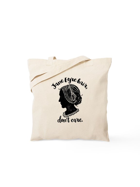 - Jane Eyre Hair Don't Care Tote Bag - Unisex Canvas Tote Bag, Beige, 1-Piece