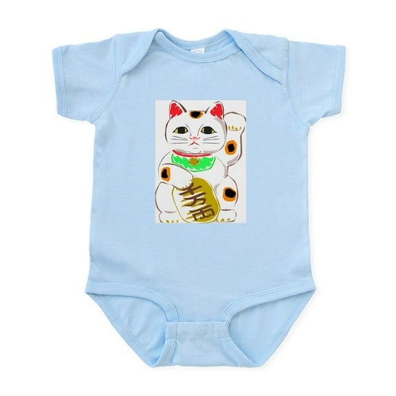 CafePress - Japanese Lucky Cat Infant Creeper - Baby Light Bodysuit, Size Newborn - 24 Months