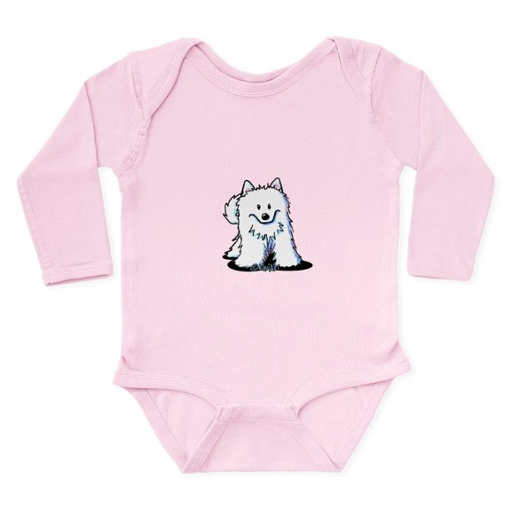 CafePress - Japanese Spitz Long Sleeve Infant Bodysuit - Long Sleeve Cotton Baby Bodysuit