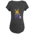 thumbnail image 1 of CafePress - Japanese Style Rabbit With Pur Maternity T Shirt - Maternity Dark T-Shirt, 1 of 3