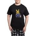 thumbnail image 1 of CafePress - Japanese Style Rabbit With Purse Pajamas - Men's Dark Loose Fit Cotton Pajama Set, 1 of 7