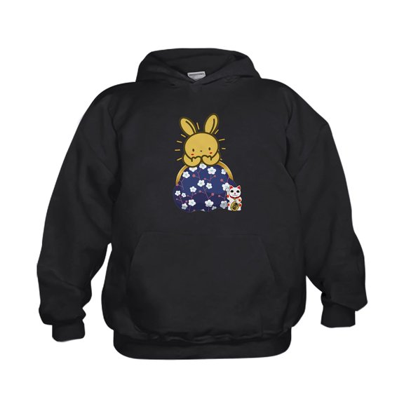 CafePress - Japanese Style Rabbit With Purse Sweatshirt - Kids Hooded Sweatshirt, Classic Hoodie