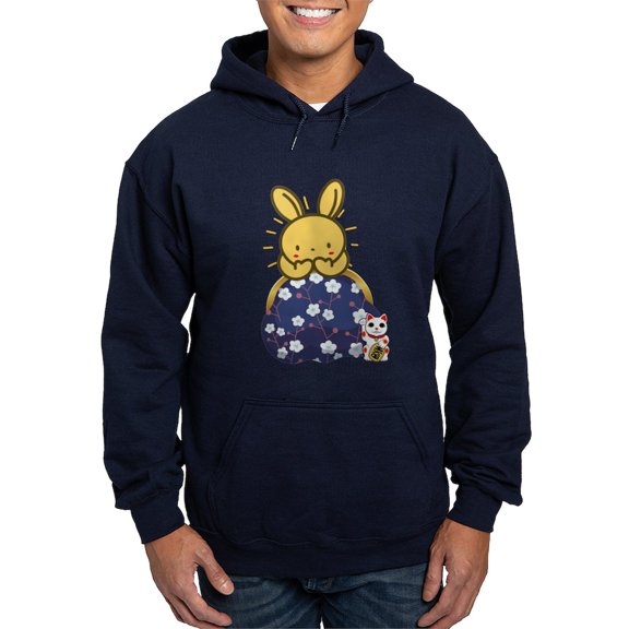 CafePress - Japanese Style Rabbit With Purse Sweatshirt - Pullover Hoodie, Classic, Comfortable Hooded Sweatshirt