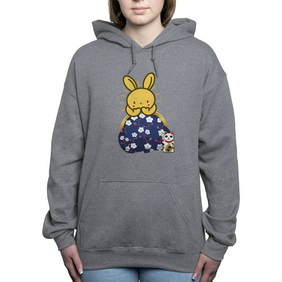 CafePress - Japanese Style Rabbit With Purse Sweatshirt - Pullover Hoodie, Classic & Comfortable Hooded Sweatshirt