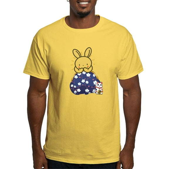 CafePress - Japanese Style Rabbit With Purse T Shirt - Men's Classic Graphic T-Shirt