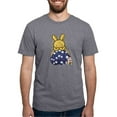 thumbnail image 1 of CafePress - Japanese Style Rabbit With Purse T Shirt - Mens Tri-blend T-Shirt, 1 of 4