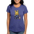 thumbnail image 1 of CafePress - Japanese Style Rabbit With Purse T Shirt - Womens Tri-blend T-Shirt, 1 of 4