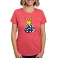 thumbnail image 1 of CafePress - Japanese Style Rabbit With Purse T Shirt - Womens Tri-blend T-Shirt, 1 of 4