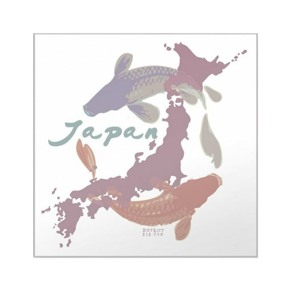 CafePress - Japanrelief2011_4 Square Sticker 3 X 3 - Square Sticker 3" x 3"