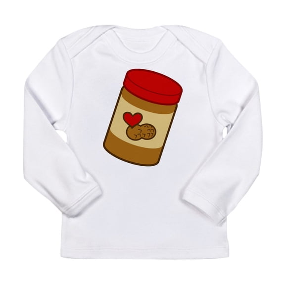 CafePress - Jar Of Peanut Butter Long Sleeve Infant T Shirt - Long Sleeve Infant T-Shirt
