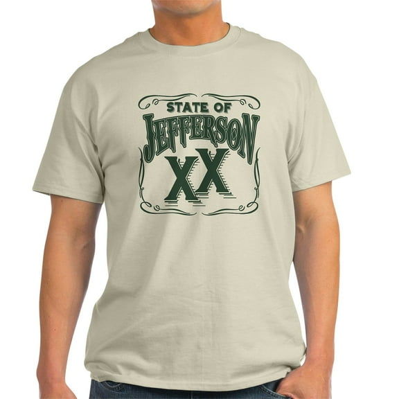CafePress - Jefferson XX State Light T Shirt - Men's Classic Graphic T-Shirt