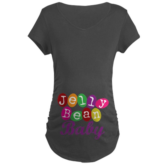 CafePress - Jelly Bean Baby Maternity Dark T Shirt - Maternity Dark T-Shirt