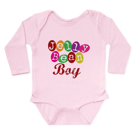 CafePress - Jelly Bean Boy Body Suit - Long Sleeve Cotton Baby Bodysuit